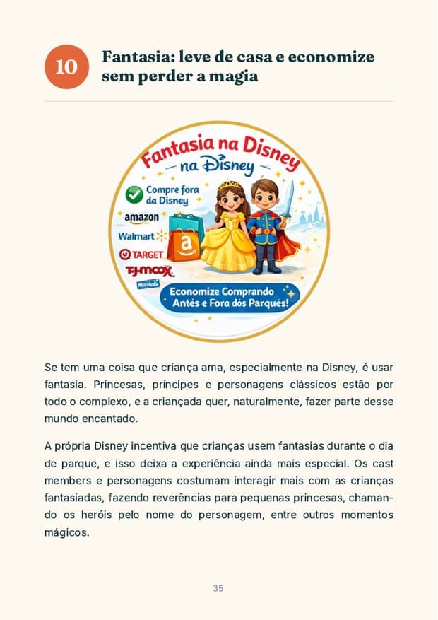 Página com lista de meses de alta temporada
